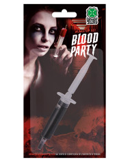 Faux sang, seringue de 5 ml env., sous blister