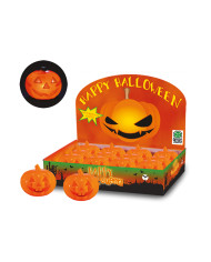 Display Box W/12 Little Lighting Pumpkins (Batt. Not Incl.) 3 Assorted