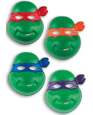 MASCHERA TARTARUGA NINJA IN PLASTICA COL. ASS. CON CARTELLINO / ETICHETTA