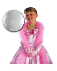 BOA DI MARABOUT LUSSO BIANCO LUNGH.CM. 1