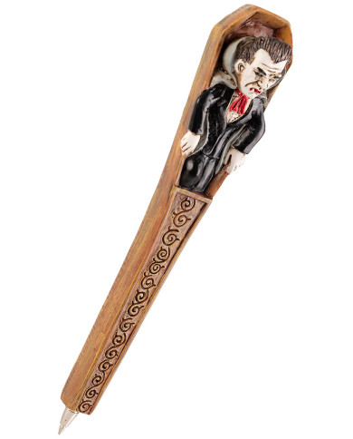 stylo halloween sur un présentoir