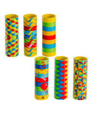 100 mixed streamers in certified paper