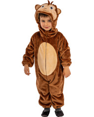 Monkey fleece jumpsuit with hood in bag w/hook Monkey fleece jumpsuit with hood in bag w/hook