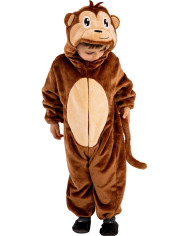 Monkey fleece jumpsuit with hood in bag w/hook Monkey fleece jumpsuit with hood in bag w/hook