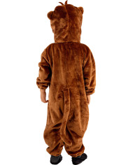 Monkey fleece jumpsuit with hood in bag w/hook Monkey fleece jumpsuit with hood in bag w/hook