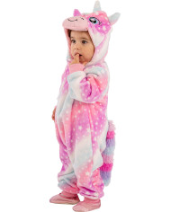 Unicorn fleece jumpsuit with hood in bag w/hook Unicorn fleece jumpsuit with hood in bag w/hook