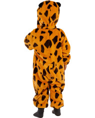 Tutina leopardo in pelliccetta con cappuccio in busta c/gancio Tutina leopardo in pelliccetta con cappuccio in busta c/gancio