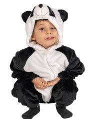 Panda fleece jumpsuit with hood in bag w/hook Panda fleece jumpsuit with hood in bag w/hook