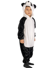 Panda fleece jumpsuit with hood in bag w/hook Panda fleece jumpsuit with hood in bag w/hook