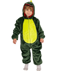 Drachenbaby-Kinderoverall aus Kunstfell mit Kapuze in Beutel mit Haken Drachenbaby-Kinderoverall aus Kunstfell mit Kapuze in Beutel mit Haken