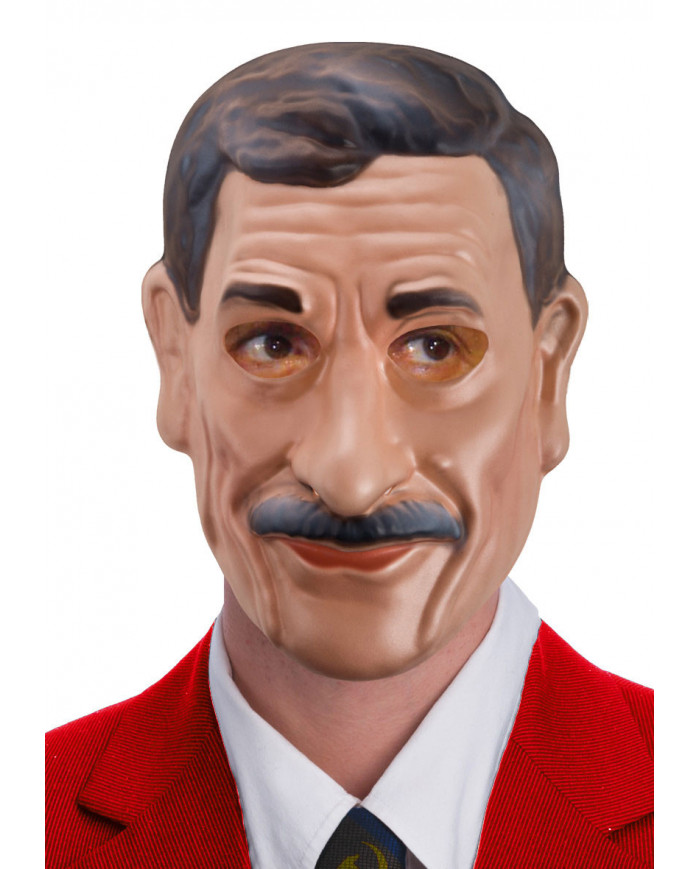 Eva mask which represents the famous italian politician Massimo Eva mask which represents the famous italian politician Massimo