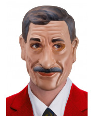 Eva mask which represents the famous italian politician Massimo Eva mask which represents the famous italian politician Massimo