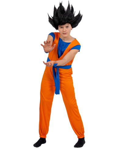 Costume guerriero manga in busta c/gancio