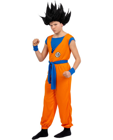 Costume guerriero manga in busta c/gancio