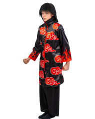 Disfraz de cosplay de nube roja en bolsa con percha