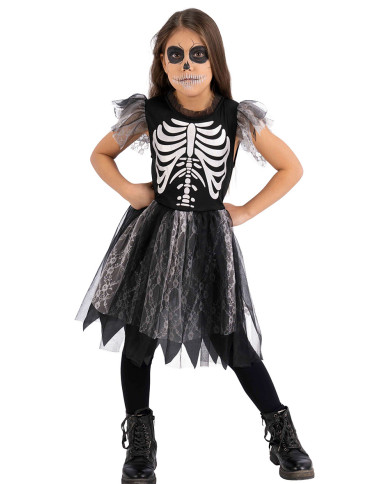 Costume scheletrina in busta c/gancio