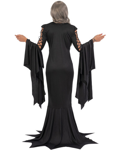 Disfraz de Morticia sexy en bolsa con percha Disfraz de Morticia sexy en bolsa con percha