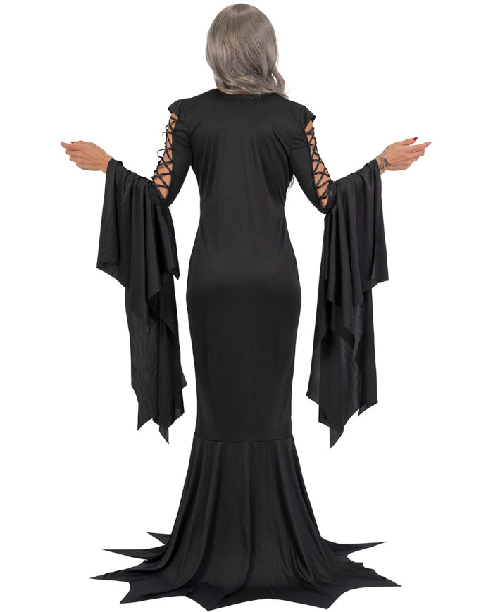 Costume morticia sexy in busta c/gancio Costume morticia sexy in busta c/gancio