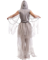 Costume zombie girl con catene in busta c/gancio