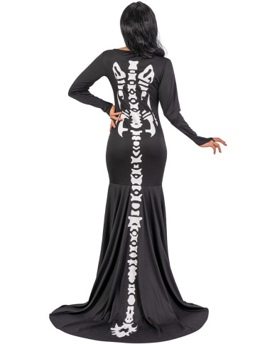 Costume scheletro sexy in busta c/gancio