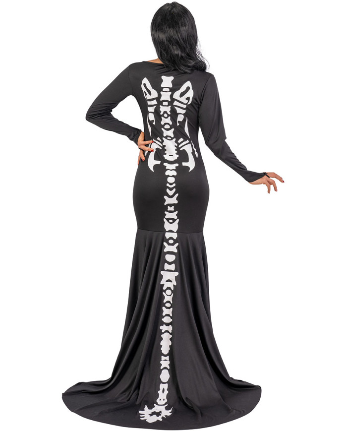 Sexy skeleton costume in bag with hook