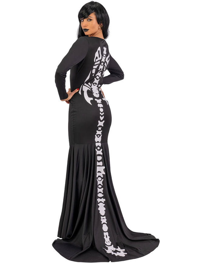 Sexy skeleton costume in bag with hook