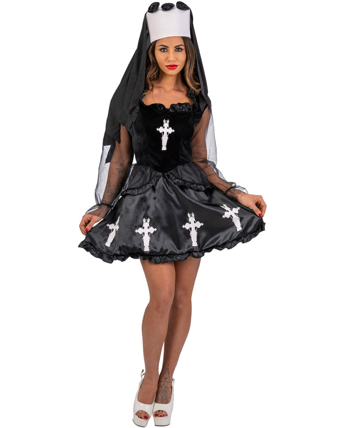 Sexy Horror Nun costume in bag with hook Sexy Horror Nun costume in bag with hook