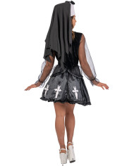 Disfraz de Monja Sexy Horror en bolsa con percha Disfraz de Monja Sexy Horror en bolsa con percha