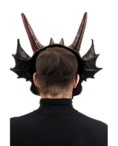 Masque dragon géant en mousse EVA avec étiquette cartonnée pliée