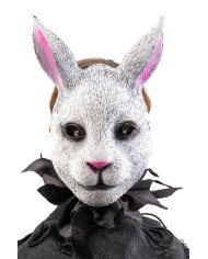 Masque lapin en mousse EVA avec étiquette cartonnée pliée
