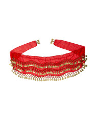 Red odalisque pareo in fabric in pbh