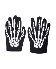 Set scheletro bimbo (mantello, maschera, guanti, falce)  in busta con gancio