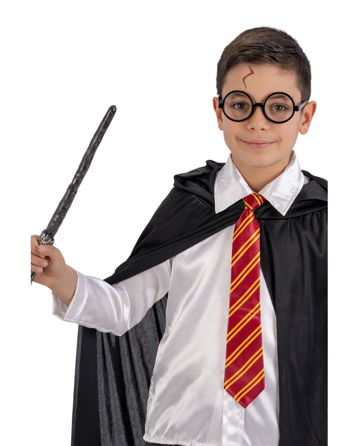 Wizard set (glasses, wand, tie) on card