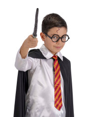 Wizard set (glasses, wand, tie) on card