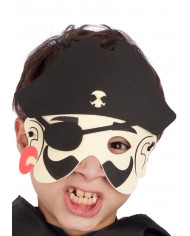 Eva chinless mask for children. A black corsair is a perfect