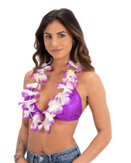 Collar Hawaii en colores surtidos con solapa de cartón