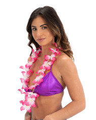 Collar Hawaii en colores surtidos con solapa de cartón