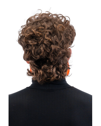 Maschera zucca con occhi sporgenti in plastica rigida con cavallotto