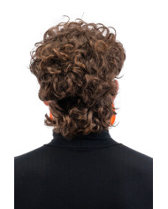 Maschera zucca con occhi sporgenti in plastica rigida con cavallotto