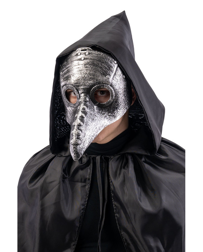 Hard plastic crow mask w/header