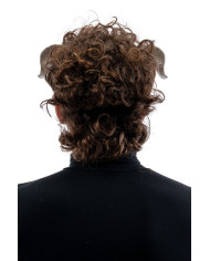 Masque squelette bouc horreur en plastique dur avec étiquette cartonnée pliée