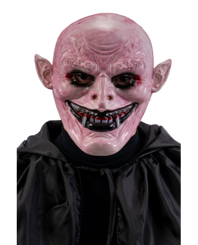 Monster w/canines mask in hard plastic w/header