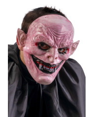 Monster w/canines mask in hard plastic w/header