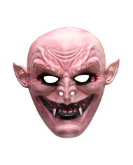 Monster w/canines mask in hard plastic w/header