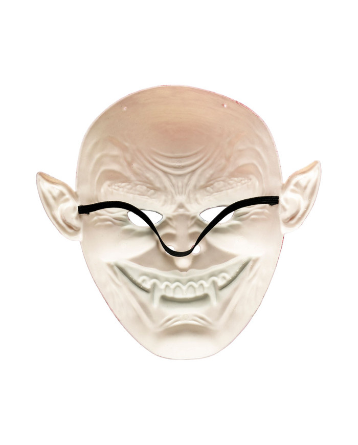 Monster w/canines mask in hard plastic w/header