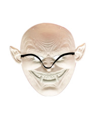 Monster w/canines mask in hard plastic w/header