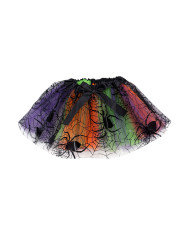 Multicolored girl tutu w/black printings l.cm.30 only size in pbh