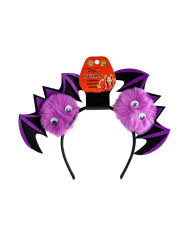 Diadema con murciélago peludo con solapa de cartón