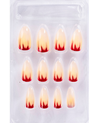 Faux ongles adhésifs félins dans une boîte