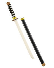 Épée samouraï avec fourreau l. env. 60 cm avec étiquette volante / étiquette